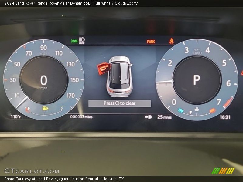  2024 Range Rover Velar Dynamic SE Dynamic SE Gauges