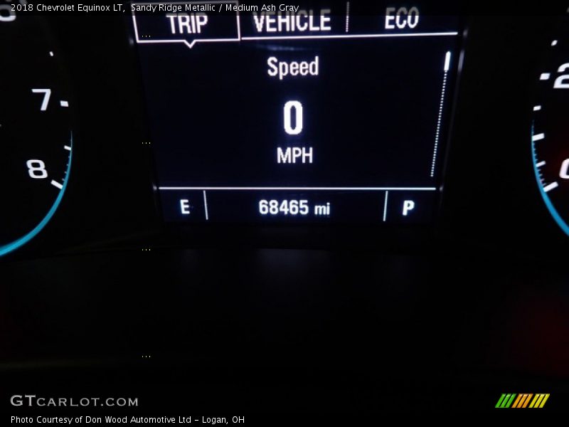 Sandy Ridge Metallic / Medium Ash Gray 2018 Chevrolet Equinox LT