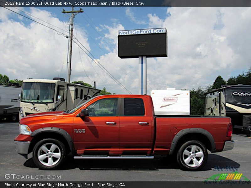  2013 1500 SLT Quad Cab 4x4 Copperhead Pearl