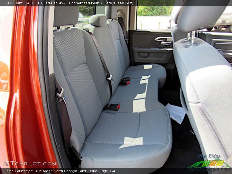 Rear Seat of 2013 1500 SLT Quad Cab 4x4