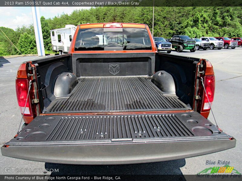 Copperhead Pearl / Black/Diesel Gray 2013 Ram 1500 SLT Quad Cab 4x4