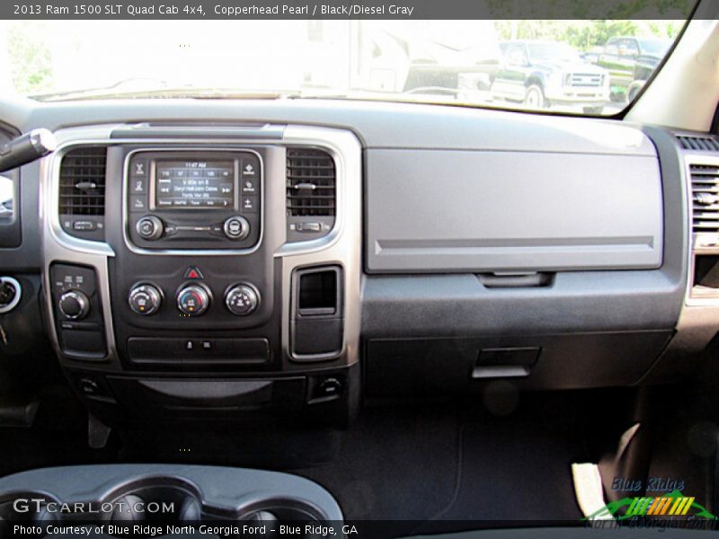 Copperhead Pearl / Black/Diesel Gray 2013 Ram 1500 SLT Quad Cab 4x4