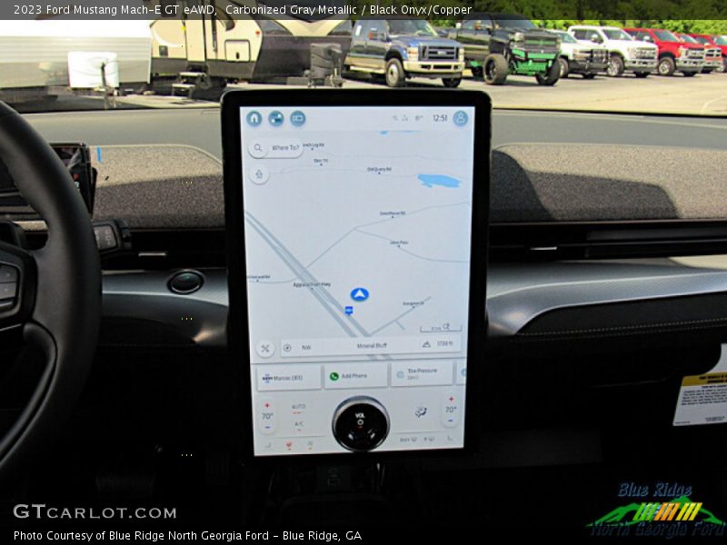 Carbonized Gray Metallic / Black Onyx/Copper 2023 Ford Mustang Mach-E GT eAWD