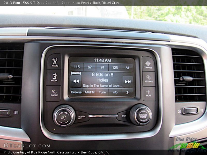 Copperhead Pearl / Black/Diesel Gray 2013 Ram 1500 SLT Quad Cab 4x4