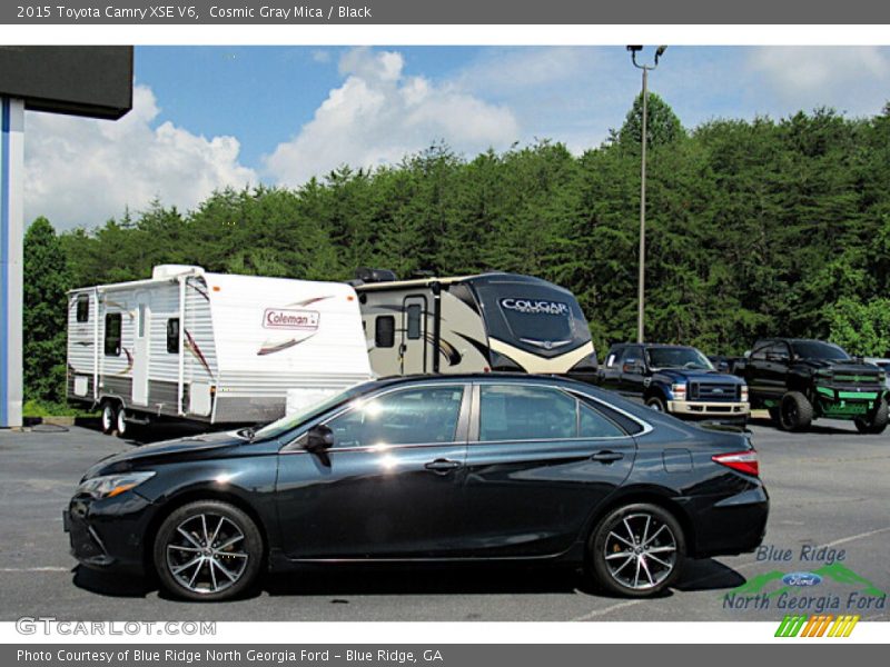 Cosmic Gray Mica / Black 2015 Toyota Camry XSE V6