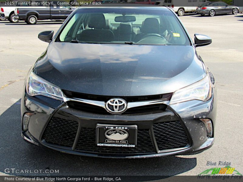 Cosmic Gray Mica / Black 2015 Toyota Camry XSE V6