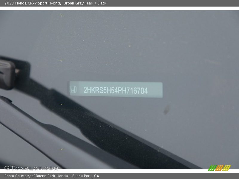 Urban Gray Pearl / Black 2023 Honda CR-V Sport Hybrid
