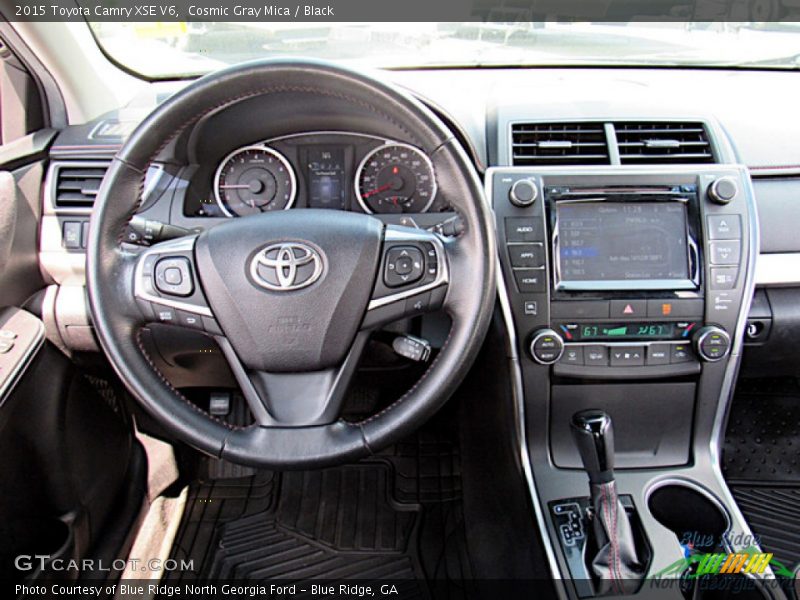 Cosmic Gray Mica / Black 2015 Toyota Camry XSE V6