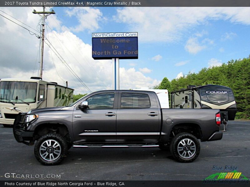 Magnetic Gray Metallic / Black 2017 Toyota Tundra Limited CrewMax 4x4