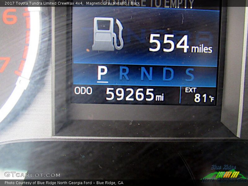 Magnetic Gray Metallic / Black 2017 Toyota Tundra Limited CrewMax 4x4