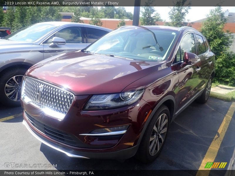 Burgundy Velvet Metallic / Ebony 2019 Lincoln MKC Reserve AWD