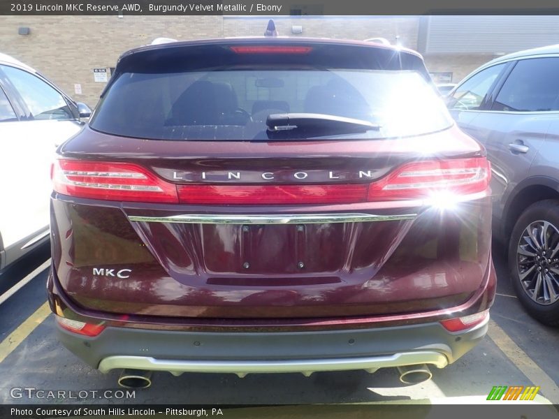 Burgundy Velvet Metallic / Ebony 2019 Lincoln MKC Reserve AWD