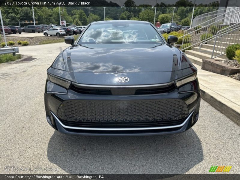Black / Black 2023 Toyota Crown Platinum AWD