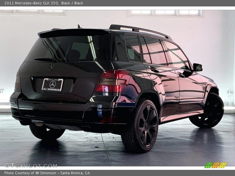 Black / Black 2011 Mercedes-Benz GLK 350