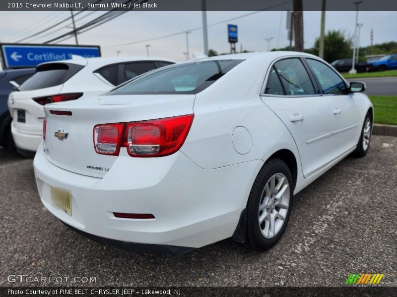 Summit White / Jet Black 2015 Chevrolet Malibu LT