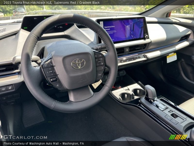 Supersonic Red / Gradient Black 2023 Toyota Prius Hatchback XLE