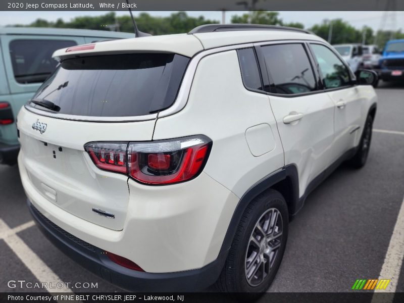 White / Black 2020 Jeep Compass Latitude