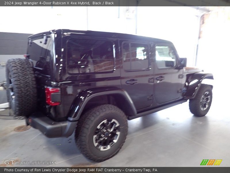 Black / Black 2024 Jeep Wrangler 4-Door Rubicon X 4xe Hybrid