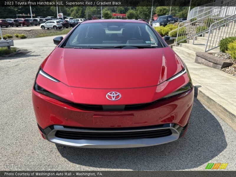 Supersonic Red / Gradient Black 2023 Toyota Prius Hatchback XLE