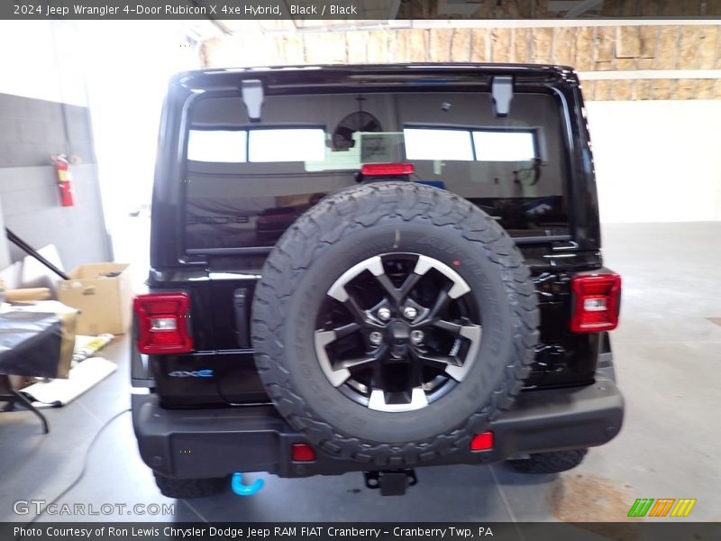 Black / Black 2024 Jeep Wrangler 4-Door Rubicon X 4xe Hybrid