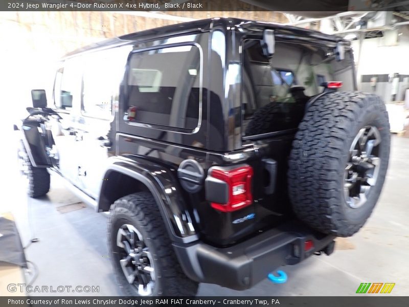 Black / Black 2024 Jeep Wrangler 4-Door Rubicon X 4xe Hybrid