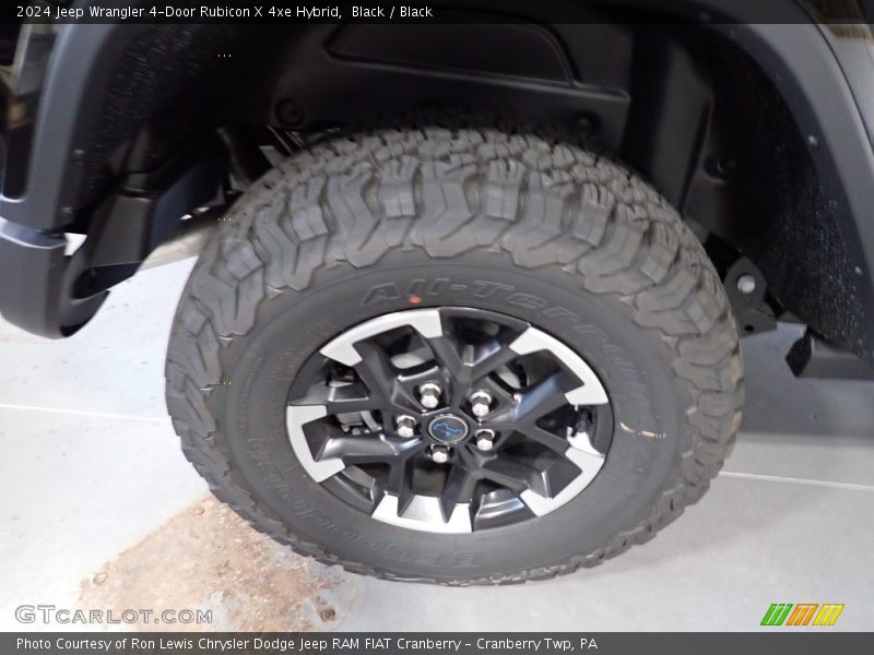 Black / Black 2024 Jeep Wrangler 4-Door Rubicon X 4xe Hybrid