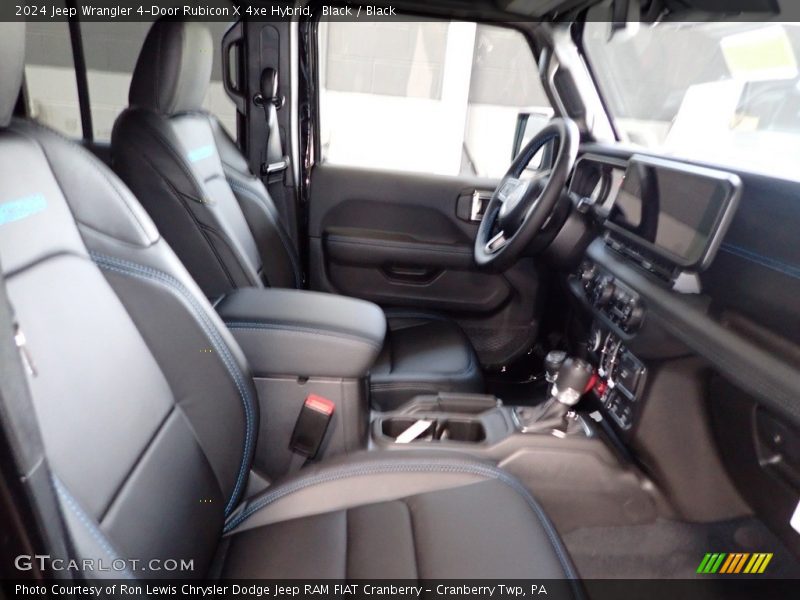 Black / Black 2024 Jeep Wrangler 4-Door Rubicon X 4xe Hybrid