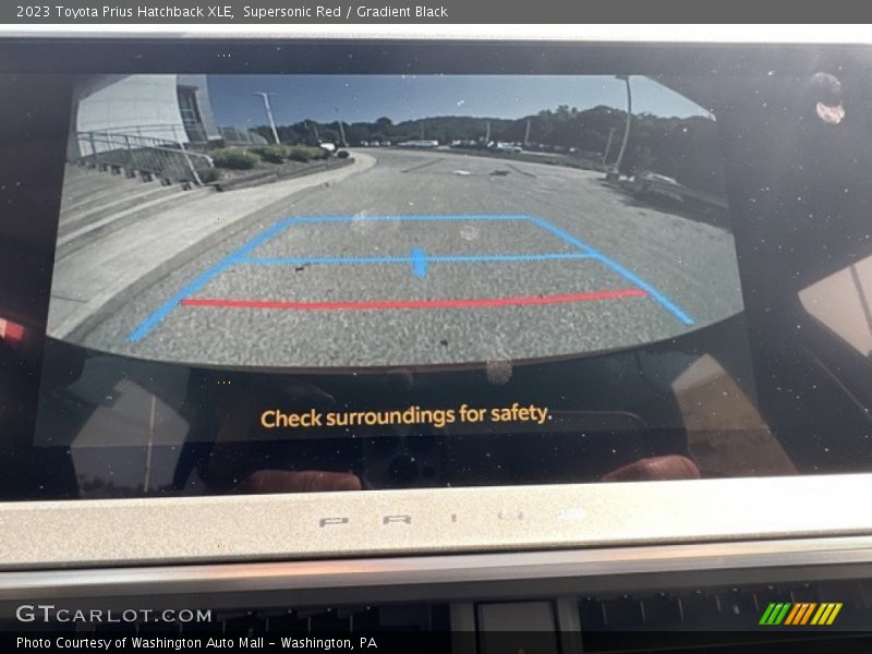 Supersonic Red / Gradient Black 2023 Toyota Prius Hatchback XLE