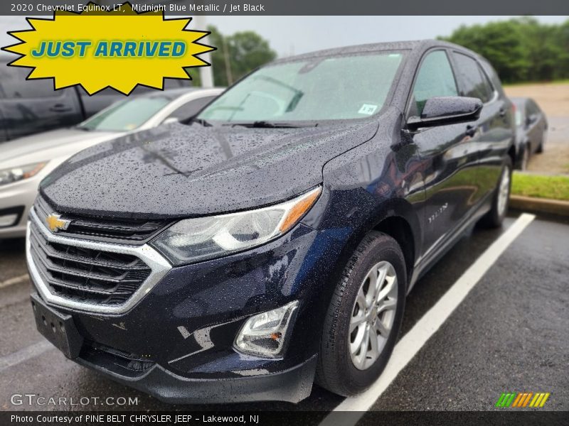 Midnight Blue Metallic / Jet Black 2020 Chevrolet Equinox LT