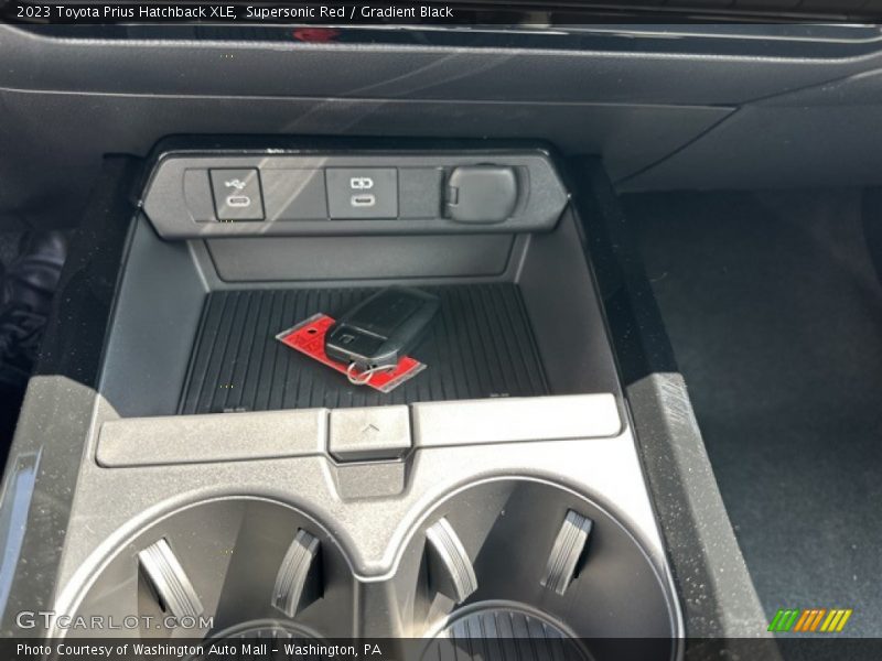 Supersonic Red / Gradient Black 2023 Toyota Prius Hatchback XLE