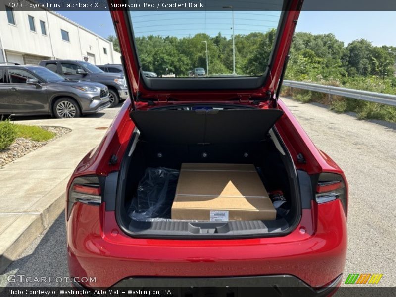  2023 Prius Hatchback XLE Trunk