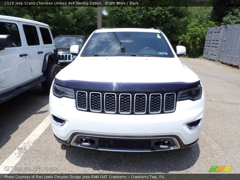 Bright White / Black 2018 Jeep Grand Cherokee Limited 4x4 Sterling Edition