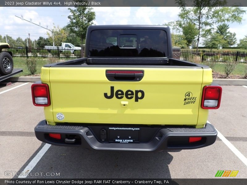 High Velocity / Black 2023 Jeep Gladiator Willys 4x4