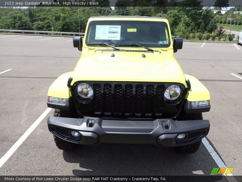 High Velocity / Black 2023 Jeep Gladiator Willys 4x4