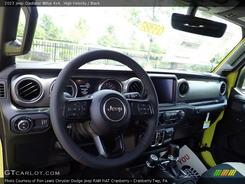 High Velocity / Black 2023 Jeep Gladiator Willys 4x4