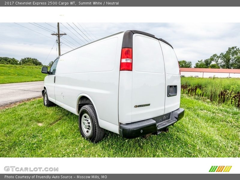 Summit White / Neutral 2017 Chevrolet Express 2500 Cargo WT