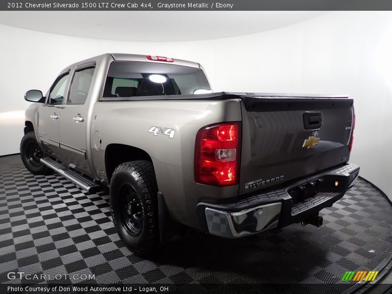 Graystone Metallic / Ebony 2012 Chevrolet Silverado 1500 LTZ Crew Cab 4x4