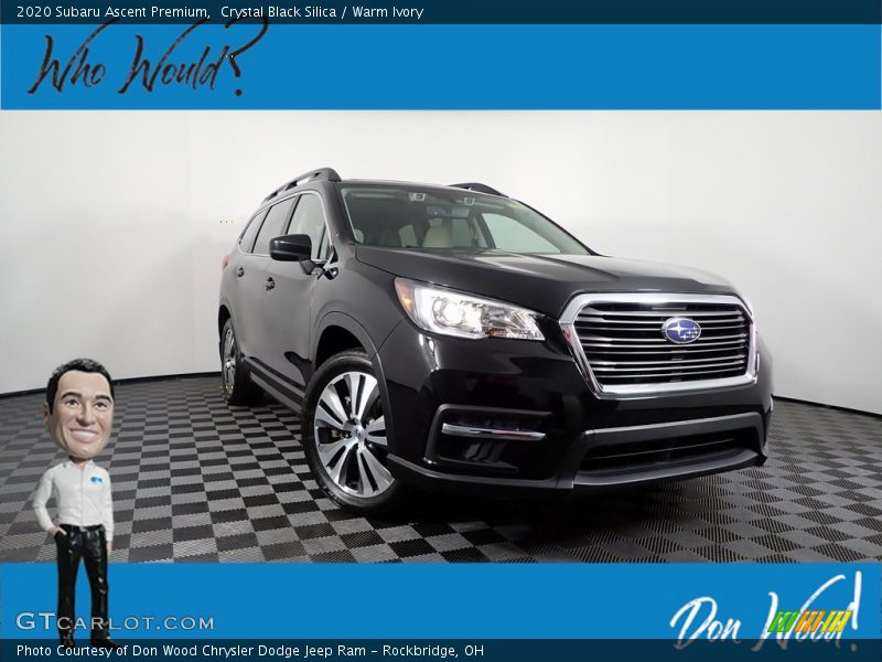Crystal Black Silica / Warm Ivory 2020 Subaru Ascent Premium