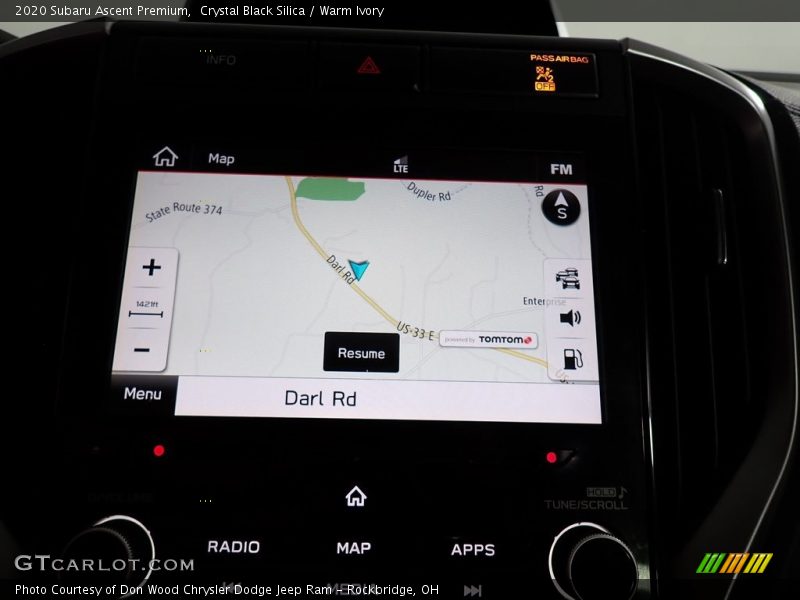 Crystal Black Silica / Warm Ivory 2020 Subaru Ascent Premium