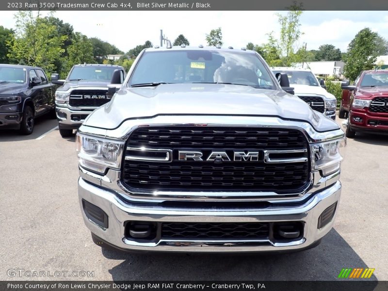 Billet Silver Metallic / Black 2023 Ram 3500 Tradesman Crew Cab 4x4
