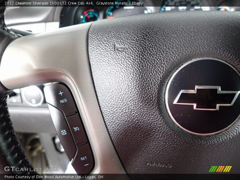 Graystone Metallic / Ebony 2012 Chevrolet Silverado 1500 LTZ Crew Cab 4x4