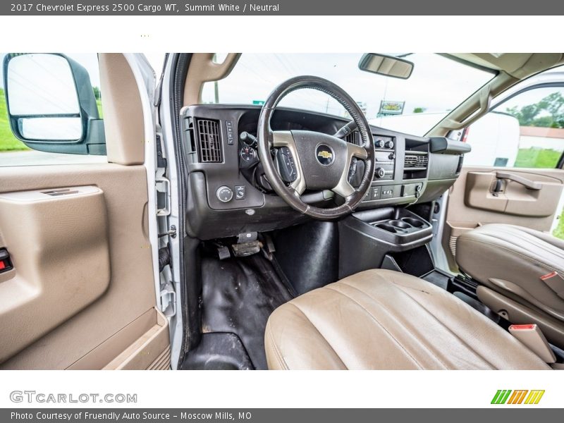 Summit White / Neutral 2017 Chevrolet Express 2500 Cargo WT