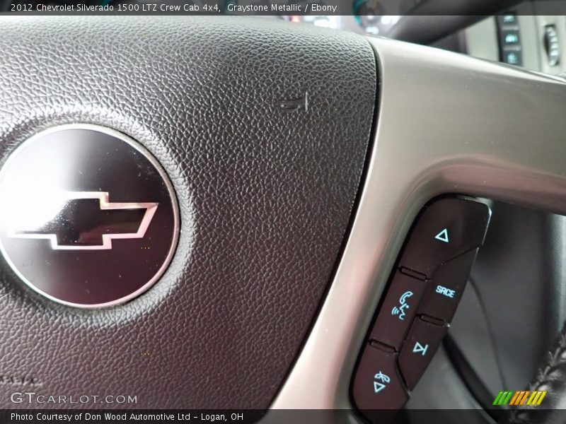 Graystone Metallic / Ebony 2012 Chevrolet Silverado 1500 LTZ Crew Cab 4x4