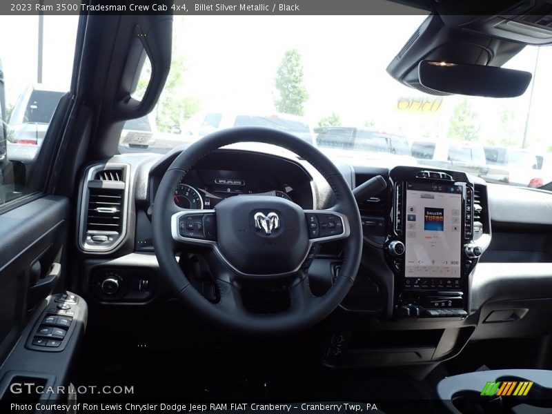 Billet Silver Metallic / Black 2023 Ram 3500 Tradesman Crew Cab 4x4