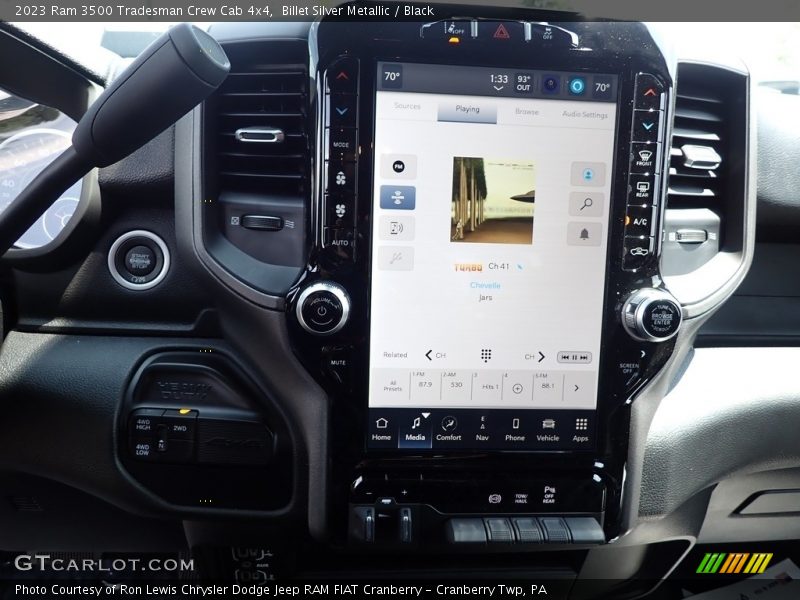 Billet Silver Metallic / Black 2023 Ram 3500 Tradesman Crew Cab 4x4