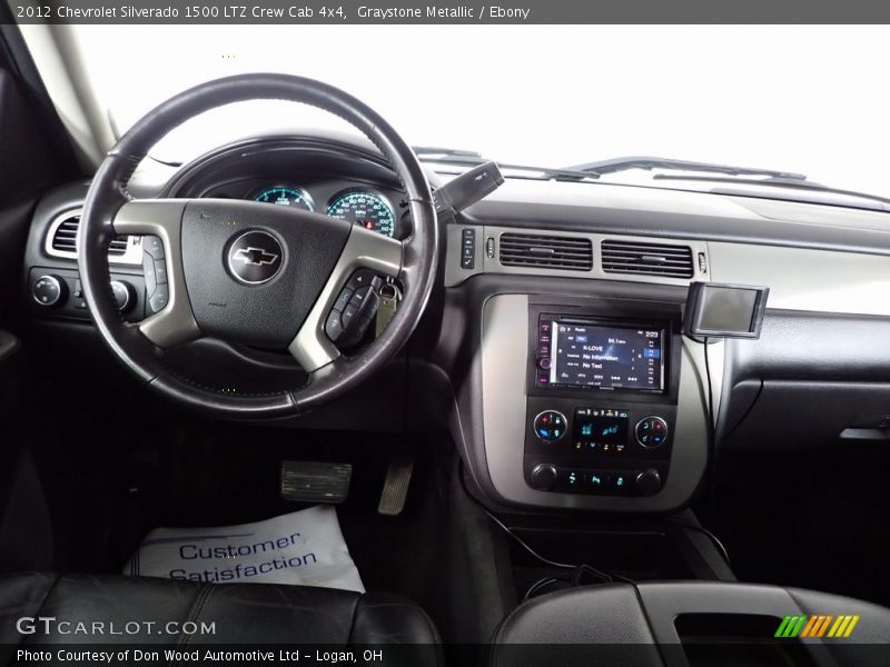 Graystone Metallic / Ebony 2012 Chevrolet Silverado 1500 LTZ Crew Cab 4x4