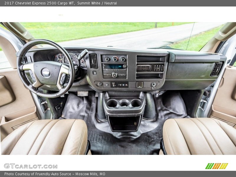 Summit White / Neutral 2017 Chevrolet Express 2500 Cargo WT