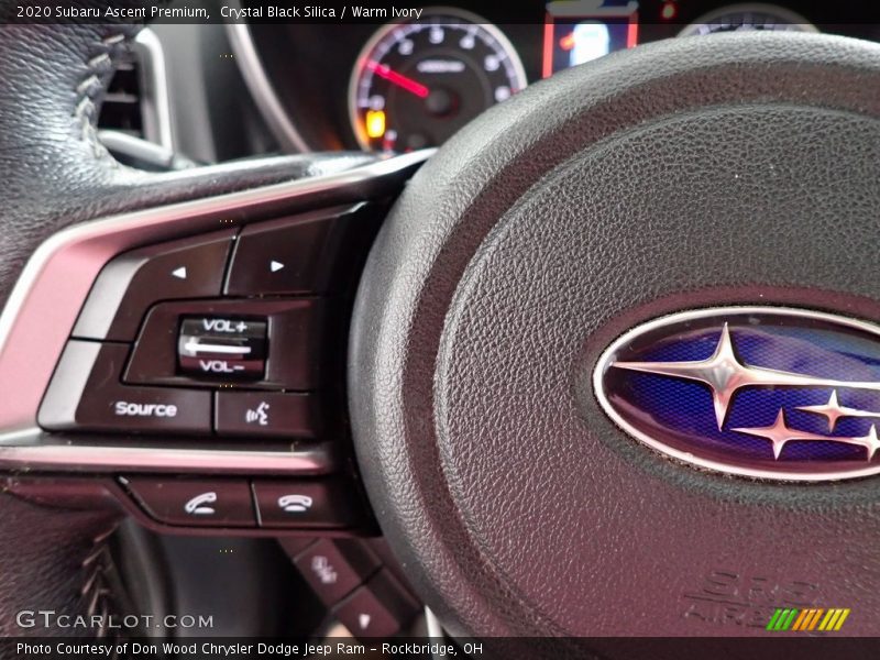 Crystal Black Silica / Warm Ivory 2020 Subaru Ascent Premium