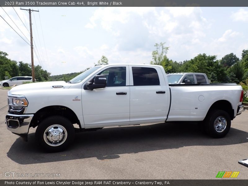 Bright White / Black 2023 Ram 3500 Tradesman Crew Cab 4x4