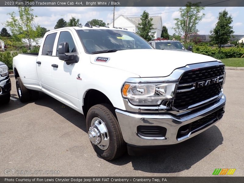 Bright White / Black 2023 Ram 3500 Tradesman Crew Cab 4x4